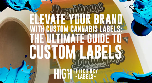 Elevate your brand with custom cannabis labels