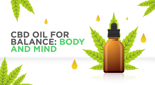 CBD oil for balance: body and mind.