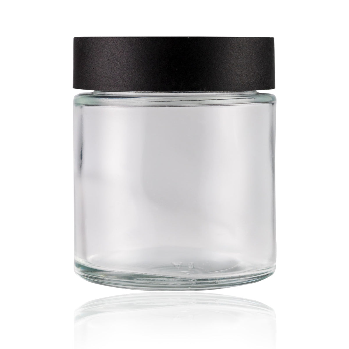 Child-Resistant Matte Cap Glass Jars - Case (3oz)