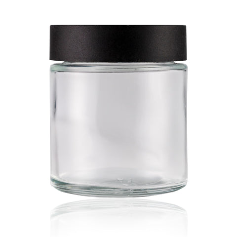 Glass Jars- Case 3oz (3.5g)