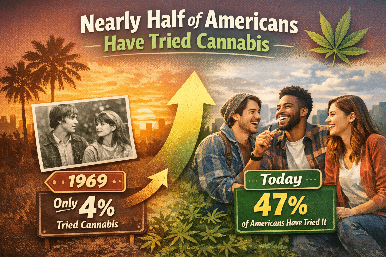 Nearly half of Americans have tried cannabis

